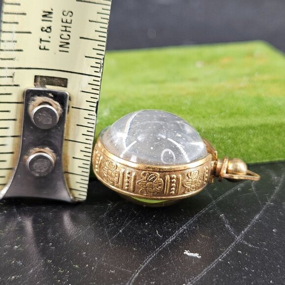 Rare Vintage Girl Scout Pendant Necklace Jewely Membership Double Sided Uniform - Picture 9 of 9